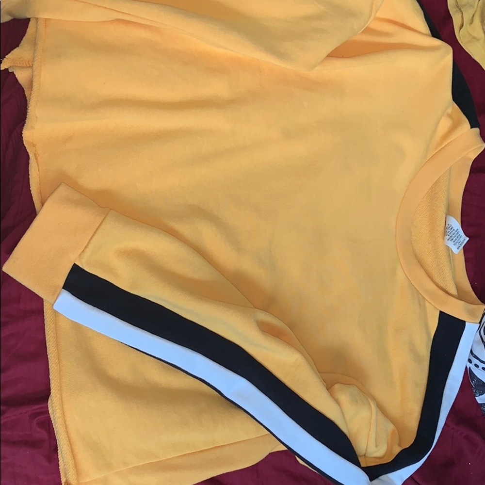yellow long sleeve
